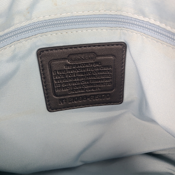 Coach Black Pebbled Leather Legacy Flap Shoulder Bag Silver Hardware - Picture 14 of 16